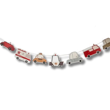 Car Birthday Party Banner, 8 Ft