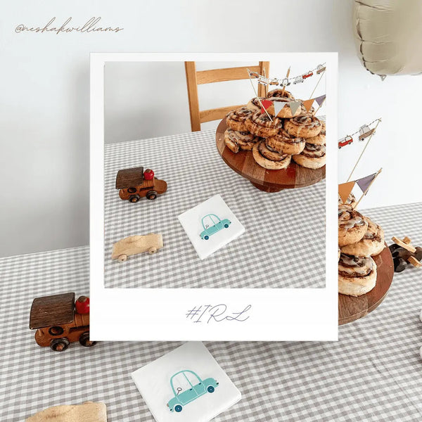 Car Small Birthday Party Paper Napkins (16pcs)