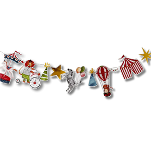 Carnival Banner – Circus Garland, 8ft