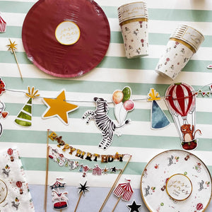Carnival Banner – Circus Garland, 8ft