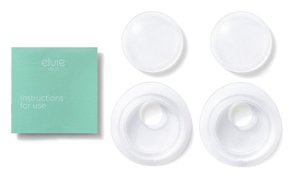 Elvie Catch Breast Milk Collection Cups 2 Pack - discreet and efficient milk collectors for breastfeeding moms.