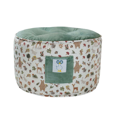 Cedar Toddler Ottoman in a cozy nursery setting, perfect for little ones to sit and play.