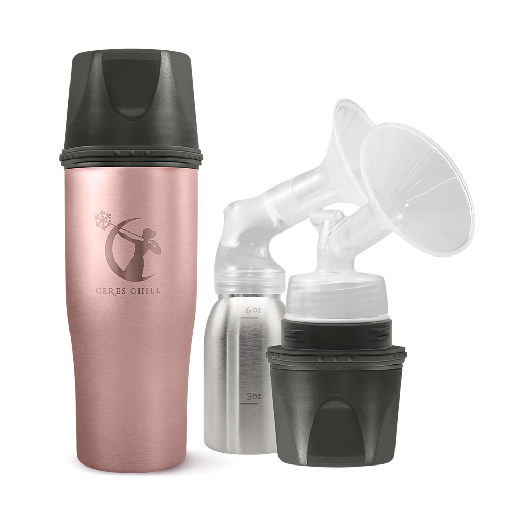 Demigoddess Mini Chiller/Warmer for breastmilk storage, compact design for on-the-go convenience.