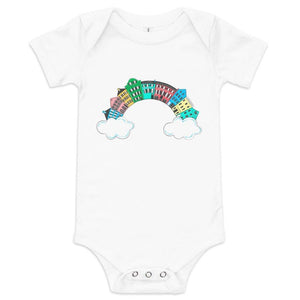 Charleston Rainbow Row Baby Onesie