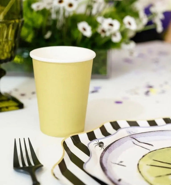 Chartreuse Solid Cups (12pcs)