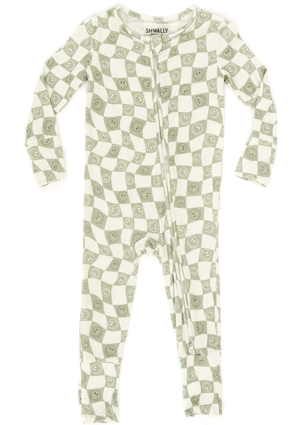 Shwally Romper for babies in a stylish angle 48 view, showcasing soft fabric and playful design.