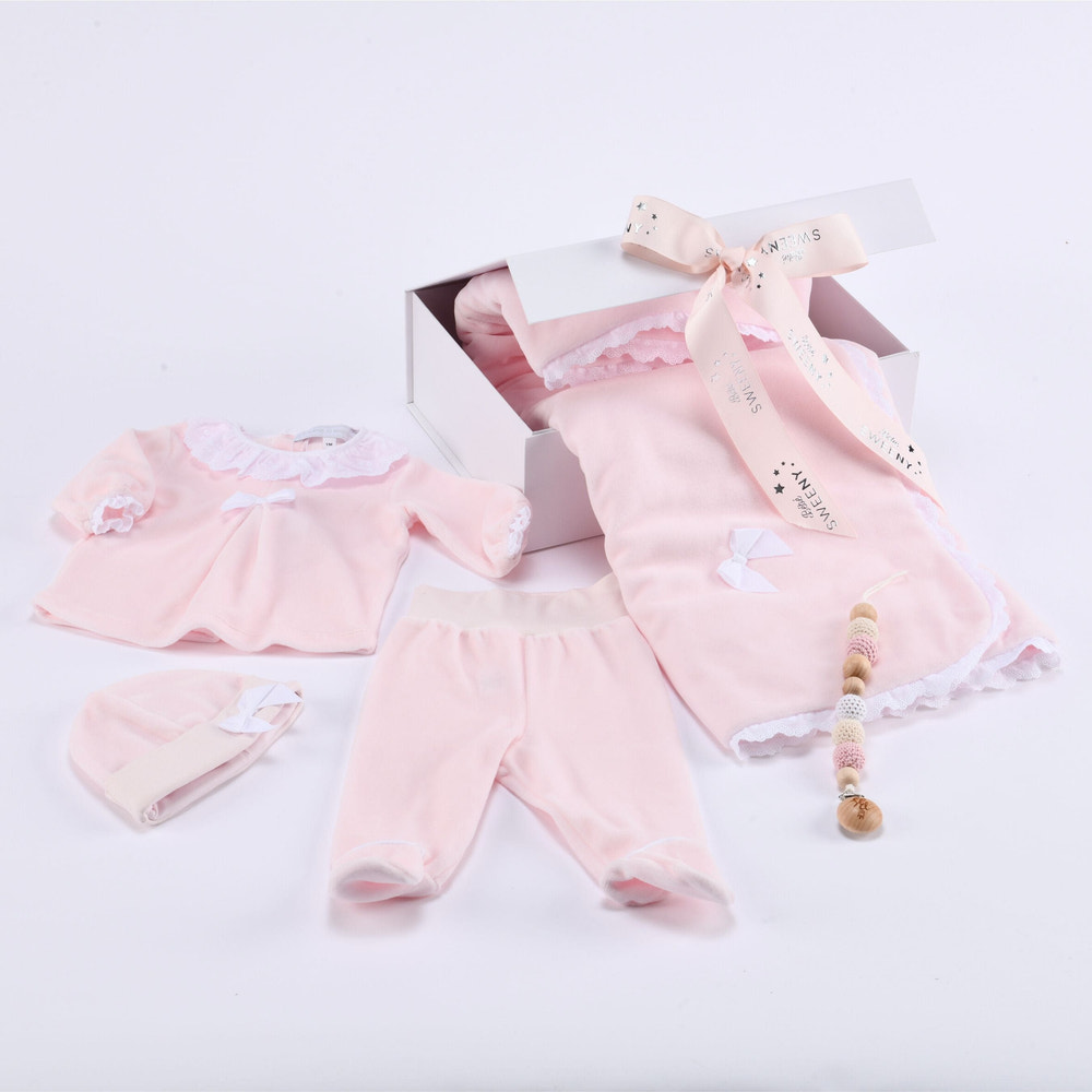 CHELY | Girls Pink Cotton Muslin Square - MOOGCO Baby