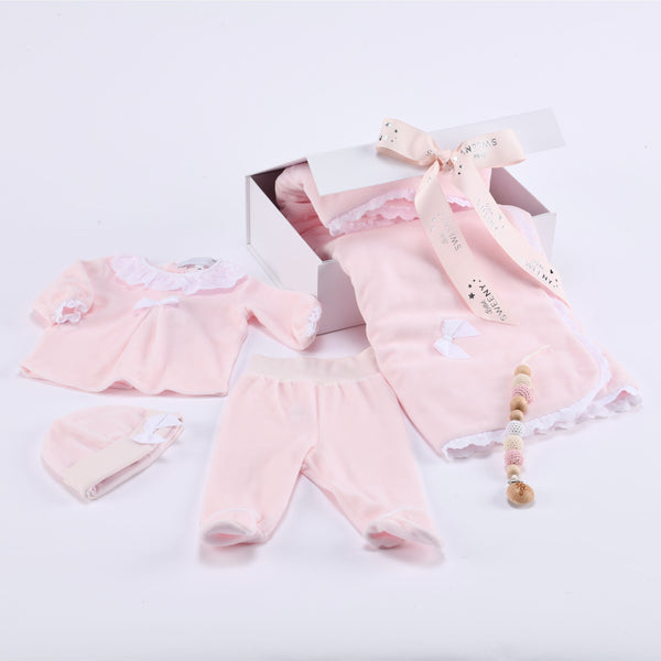 CHELY | Girls Pink Cotton Muslin Square