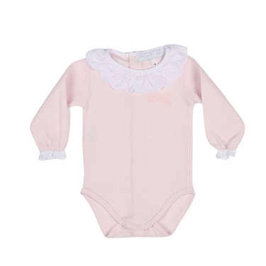 CHELY | Girls Rose Blush Cotton Bodysuit