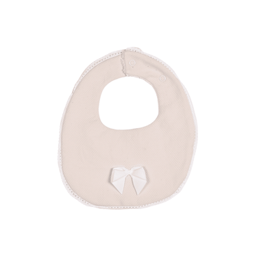 CHELY | Girls Rose Blush Cotton Bib - MOOGCO Baby