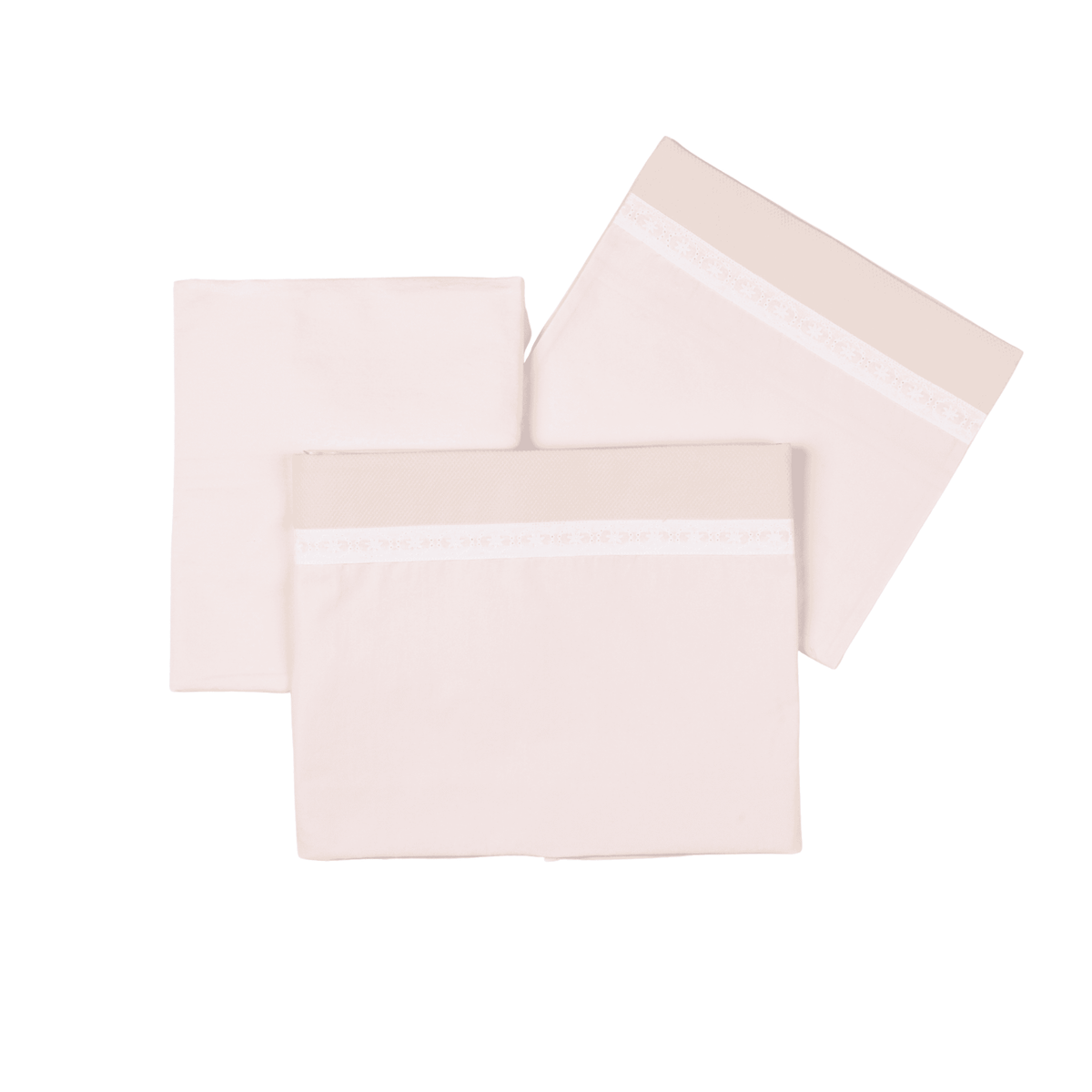 CHELY Blush Cotton Bed Linen Set
