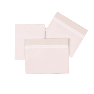 CHELY | Girls Rose Blush Cotton Bed Linen Set (3) - MOOGCO Baby