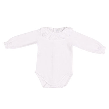 CHELY | Girls White Cotton Bodysuit