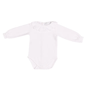 CHELY | Girls White Cotton Bodysuit