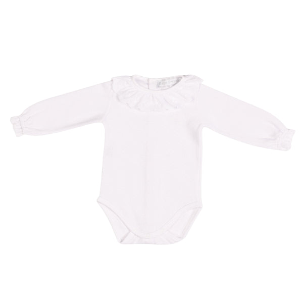 CHELY | Girls White Cotton Bodysuit