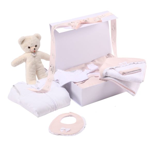 CHELY | Girls Rose Blush Cotton Sleeping Bag - MOOGCO Baby