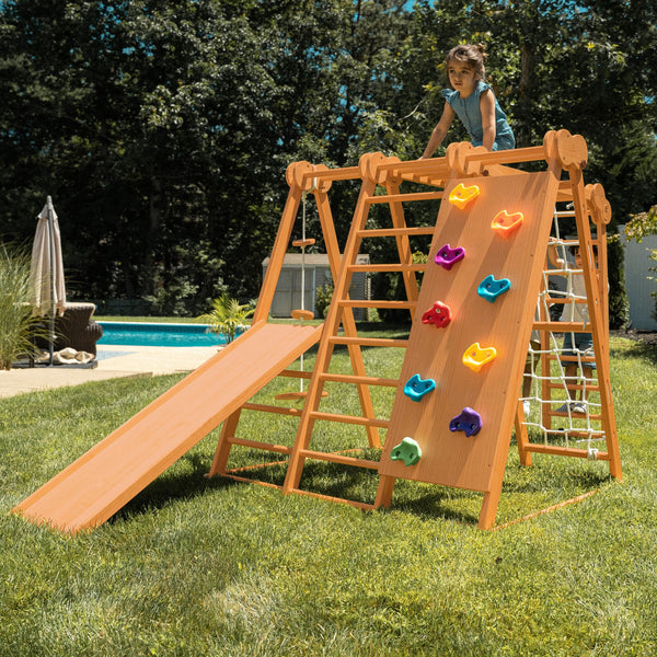 Chestnut | Outdoor & Indoor Foldable Jungle Gym