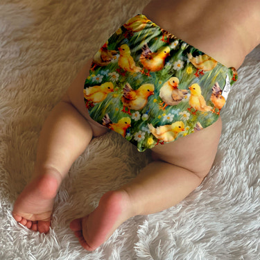 Wilder Cloth Diaper Cover - Fluffy Friends - MOOGCO Baby