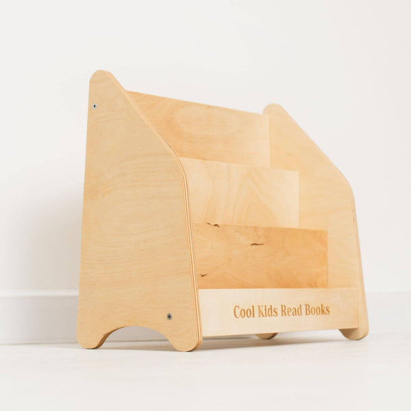 Montessori bookshelf for toddlers