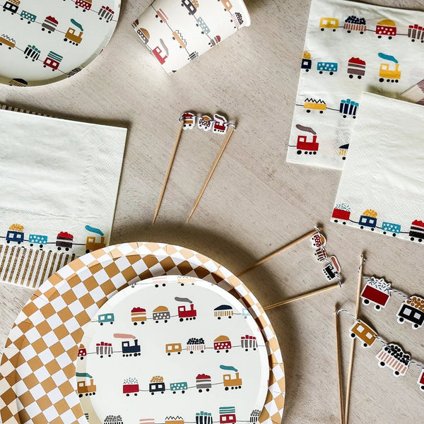 Choo Choo Train Disposable Cups (8pcs)