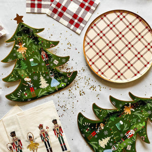 Christmas Tree Dessert Plate (8pcs)