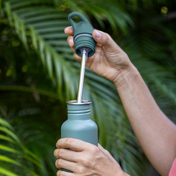 12oz Kid's Classic bottle with Flip Seal Sport Cap, angled view showcasing vibrant design and functionality.