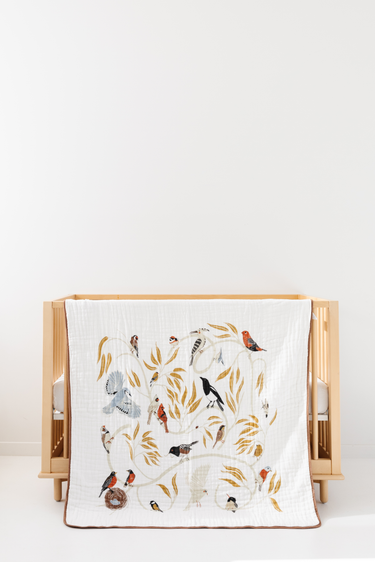 For the Birds Quilt - MOOGCO Baby
