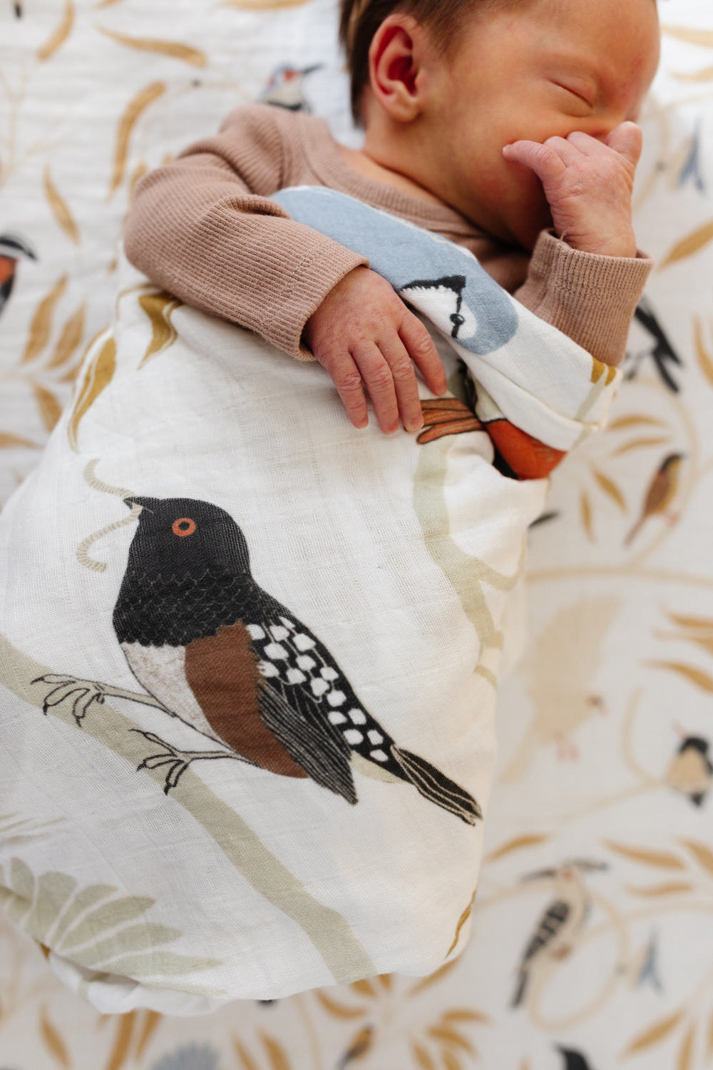For the Birds Swaddle - MOOGCO Baby