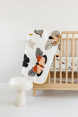 Butterfly Migration Crib Sheet - MOOGCO Baby