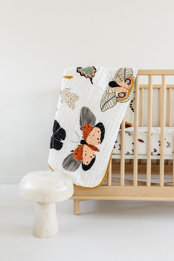 Butterfly Migration Crib Sheet - MOOGCO Baby