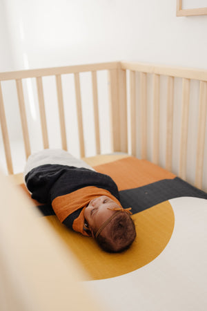 Sunset Crib Sheet - MOOGCO Baby