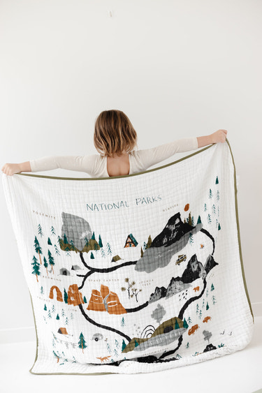 National Parks Quilt - MOOGCO Baby