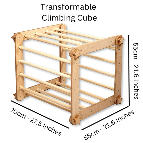Montessori Climbing Triangle Cube with Reversible Ramp - MOOGCO Baby
