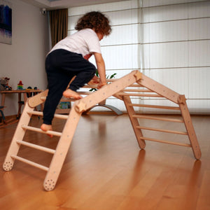 Montessori Climbing Triangle Cube with Reversible Ramp - MOOGCO Baby