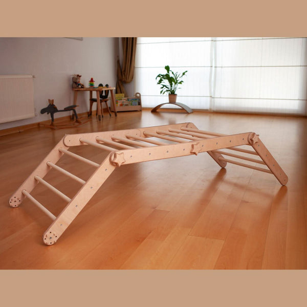 Montessori Climbing Triangle Cube with Reversible Ramp - MOOGCO Baby