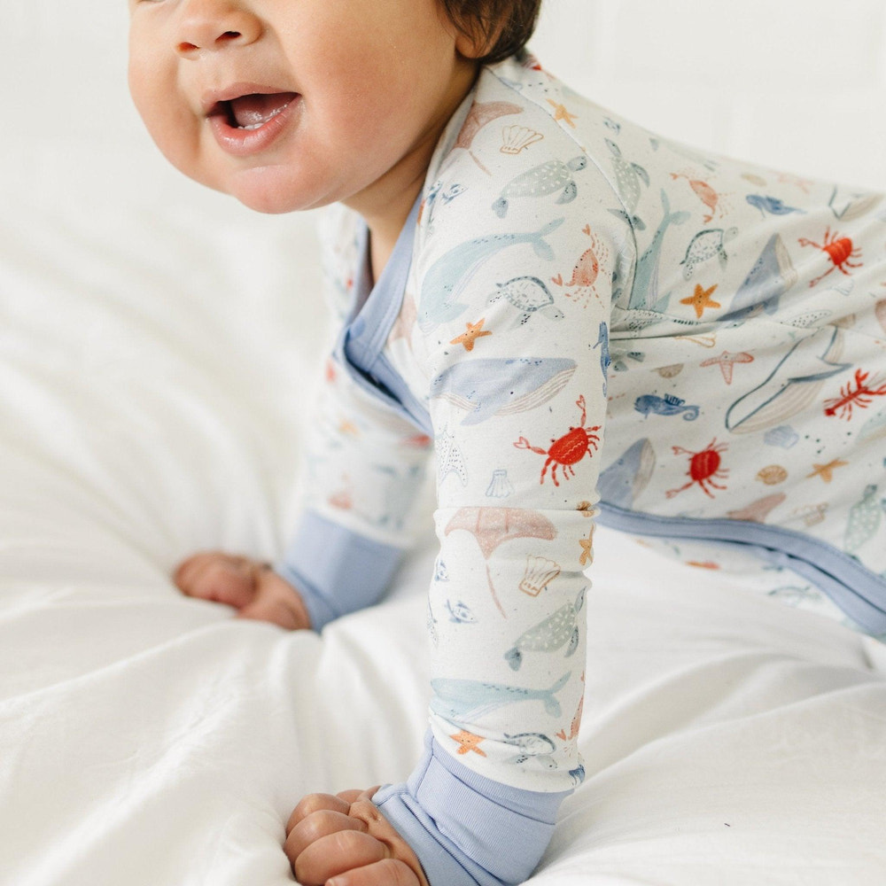 Coastal Cutie Modal Zippy Romper