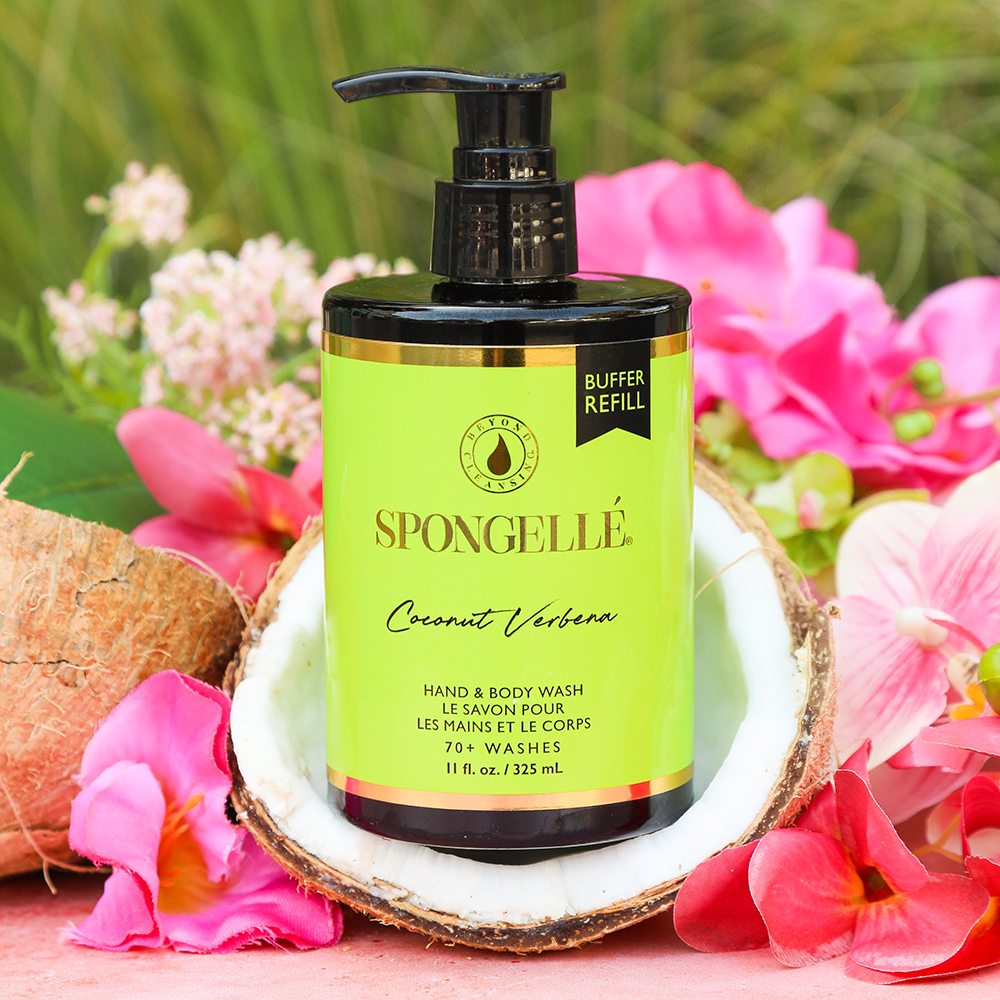Coconut Verbena Hand & Body Wash Refill - Nourishing, natural formula for gentle cleansing and hydration.