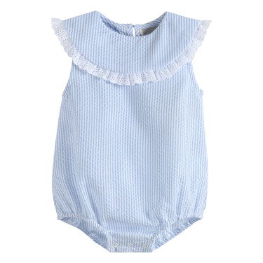 Collared Bubble Romper - MOOGCO Baby