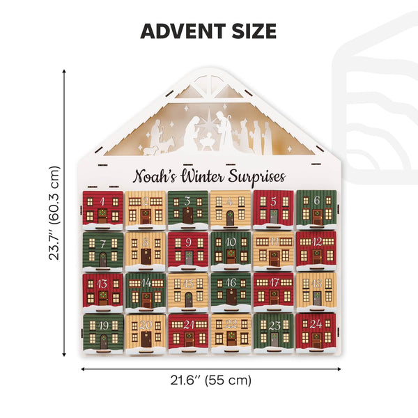 Christmas Advent Calendar - Colored