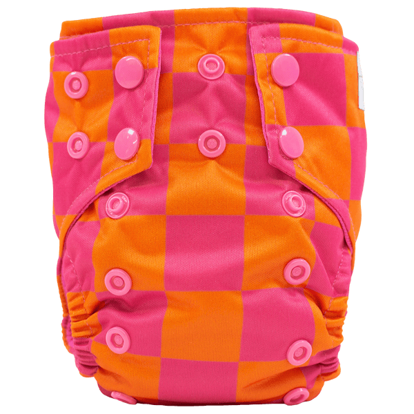 Colored AWJ - Tiny Tushies Newborn AIO Cloth Diaper