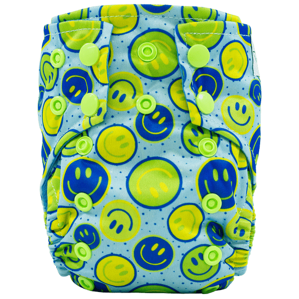 Colored AWJ - Tiny Tushies Newborn AIO Cloth Diaper