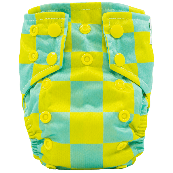 Colored AWJ - Tiny Tushies Newborn AIO Cloth Diaper