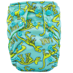 Colored AWJ - Tiny Tushies Newborn AIO Cloth Diaper