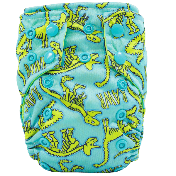 Colored AWJ - Tiny Tushies Newborn AIO Cloth Diaper