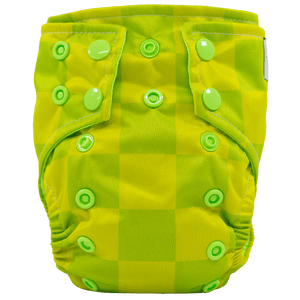 Colored AWJ - Tiny Tushies Newborn AIO Cloth Diaper