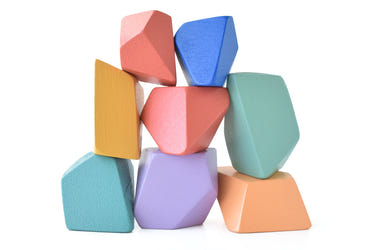 "Confetti set of 8 for early learning and sensory play, colorful and engaging baby product."