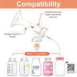 Maymom MyFit Narrow Neck Base spare part, angle 3 view for baby feeding accessories.