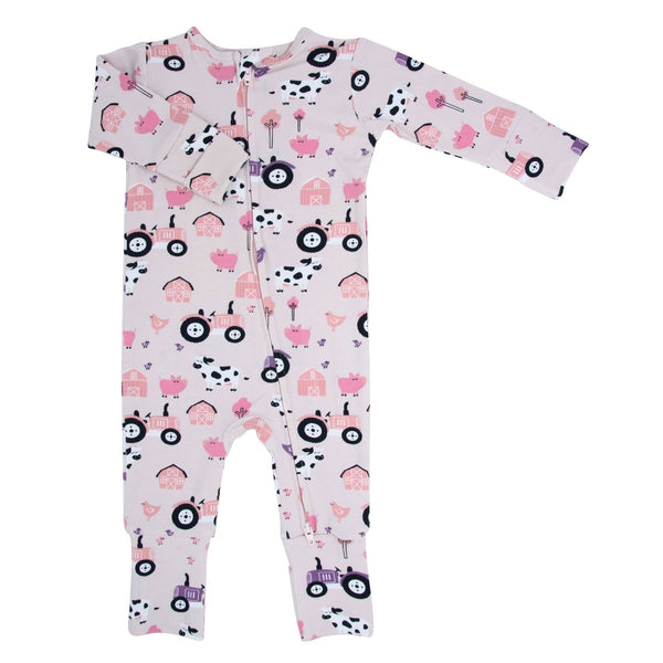 Tractors and Cows Convertible Romper