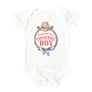Country Boy Onesie Newborn Coming Home Essential
