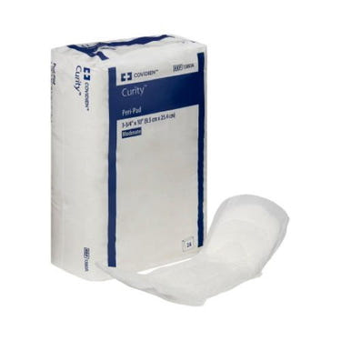 Covidien Curity OB Maternity Super Peri-Pad for postpartum recovery, providing comfort and protection for new mothers.